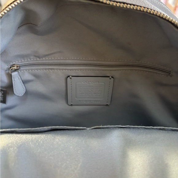 Coach Court Backpack. Front zip pocket, two side pockets, zip-top closure. - Picture 10 of 11